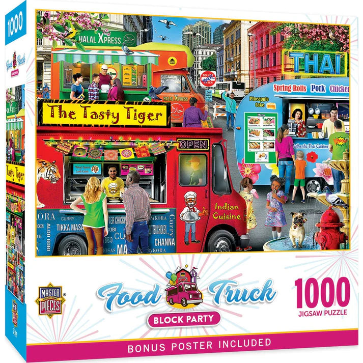 Food Truck Round-up - Block Party, Karen Burke (1000pcs)
