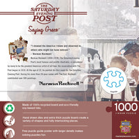 Post du samedi soir - Dire Grace, Norman Rockwell (1000pcs)