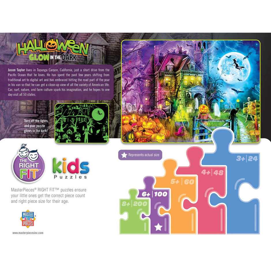 Glow-in-the-Dark Halloween - Spooky Nights (100pcs)