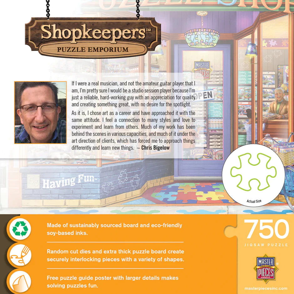 PFG Shopkeepers - Puzzle Emporium (750pcs) (Usage/Used - PUZZLES FOR GOOD)