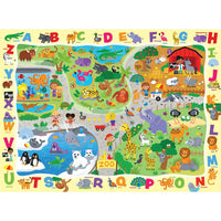 Hide & Seek - Alphabet at the Zoo (48pcs)