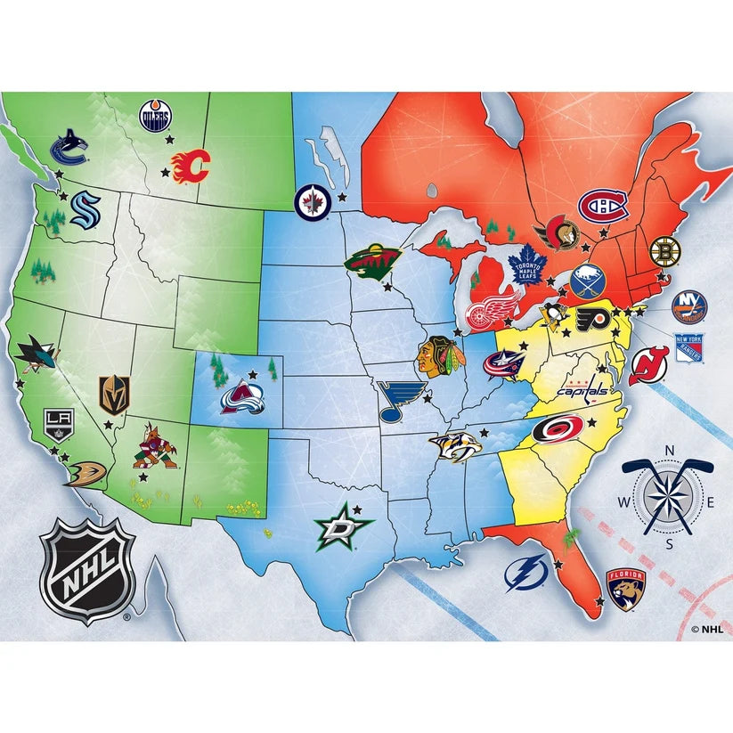 NHL - League Map (500pcs)