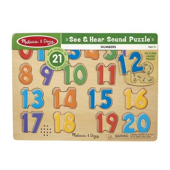Voir et entendre le puzzle sonore - Nombres