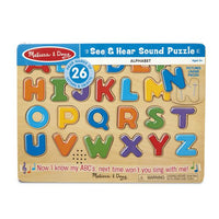 Voir et entendre le puzzle sonore - Alphabet