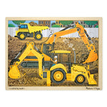 Diggers at Work - Puzzle en bois en bois