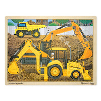 Diggers at Work - Puzzle en bois en bois