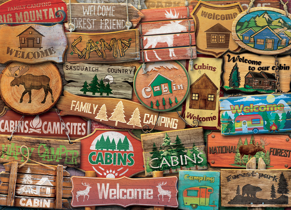 Rustic Lodge: Cabin Retreat (1000pcs)