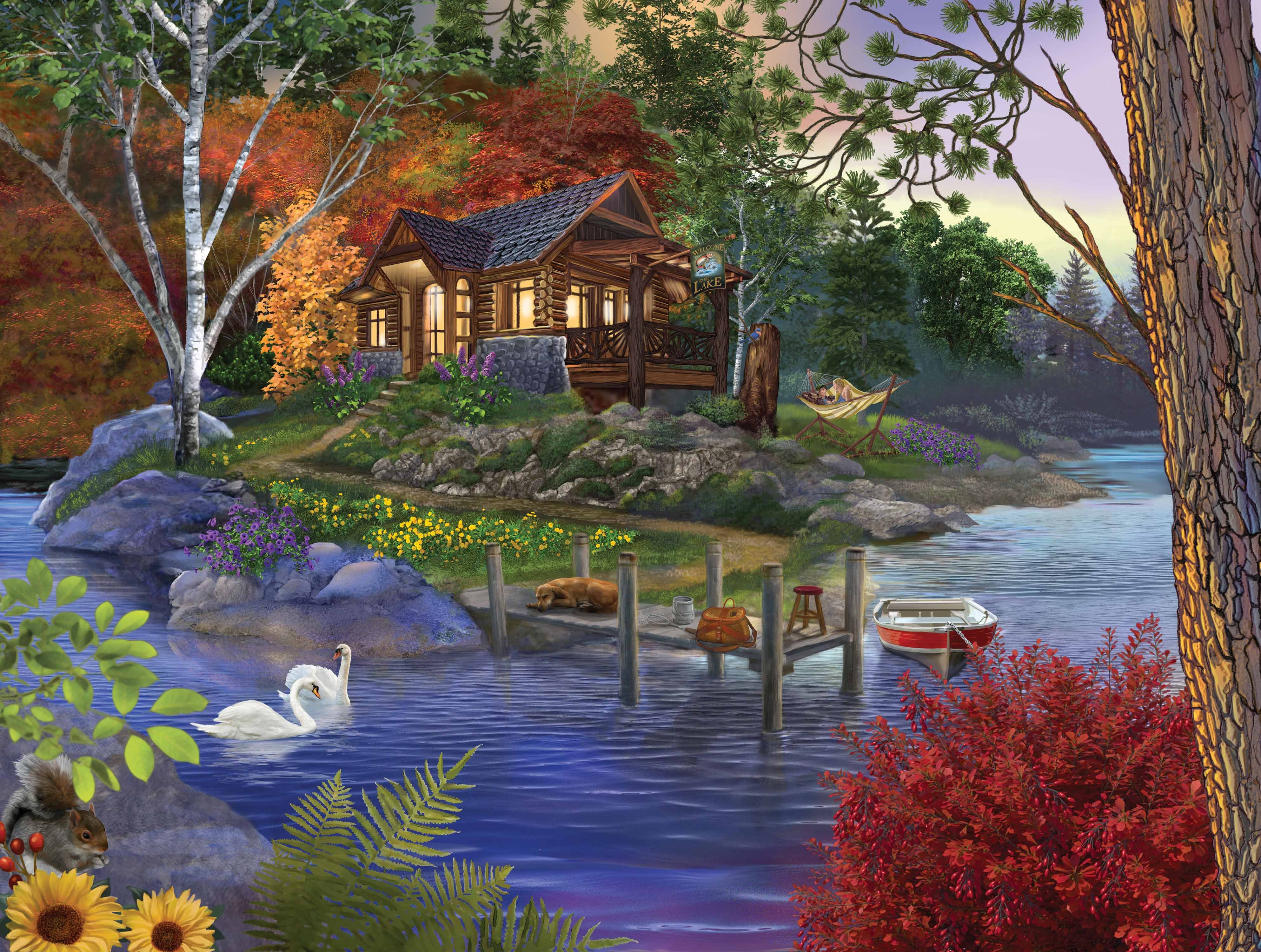 Collection de camping - Memory Lake, Chris Bigelow (550pcs)