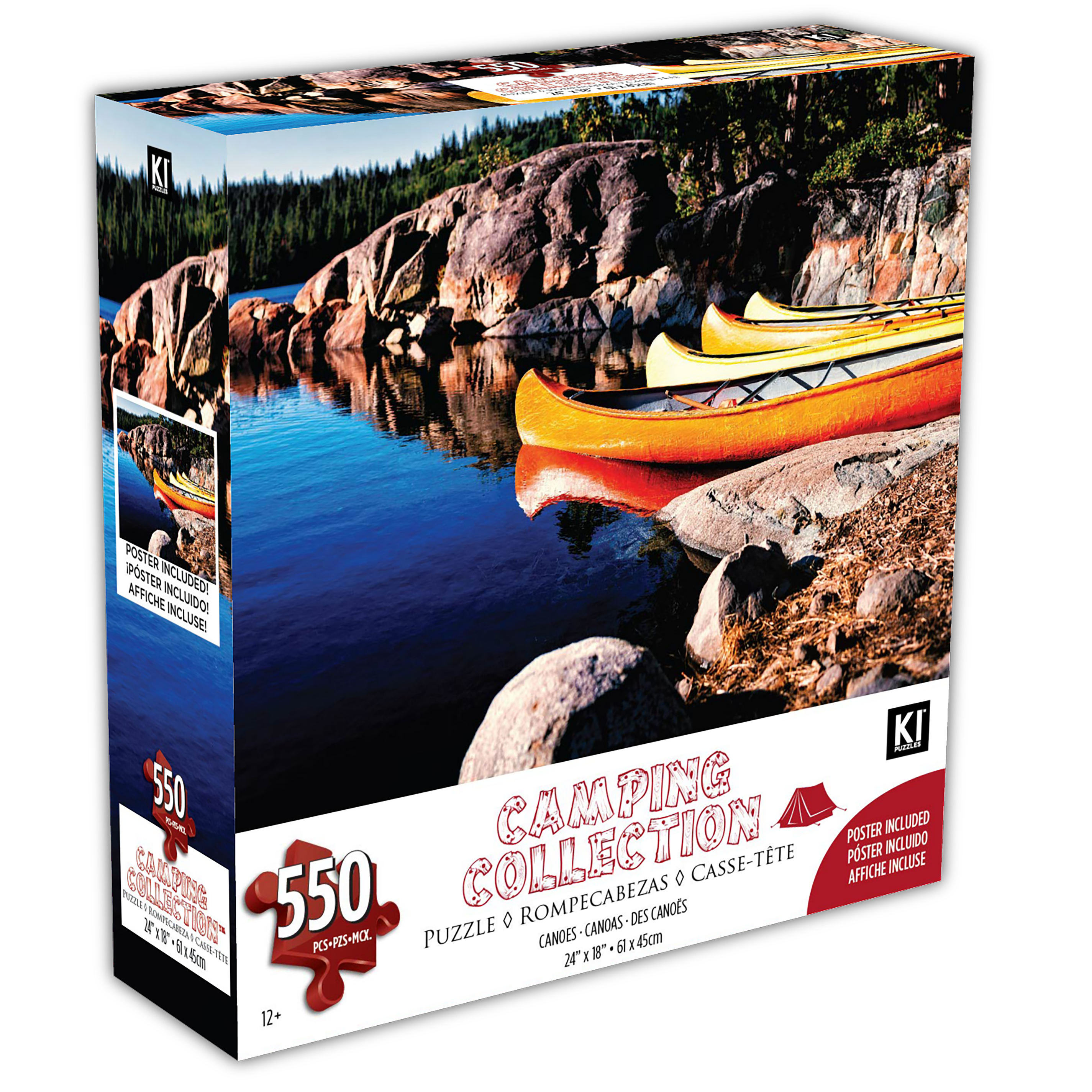 DMG Canoes (550pcs) (DAMAGED BOX)