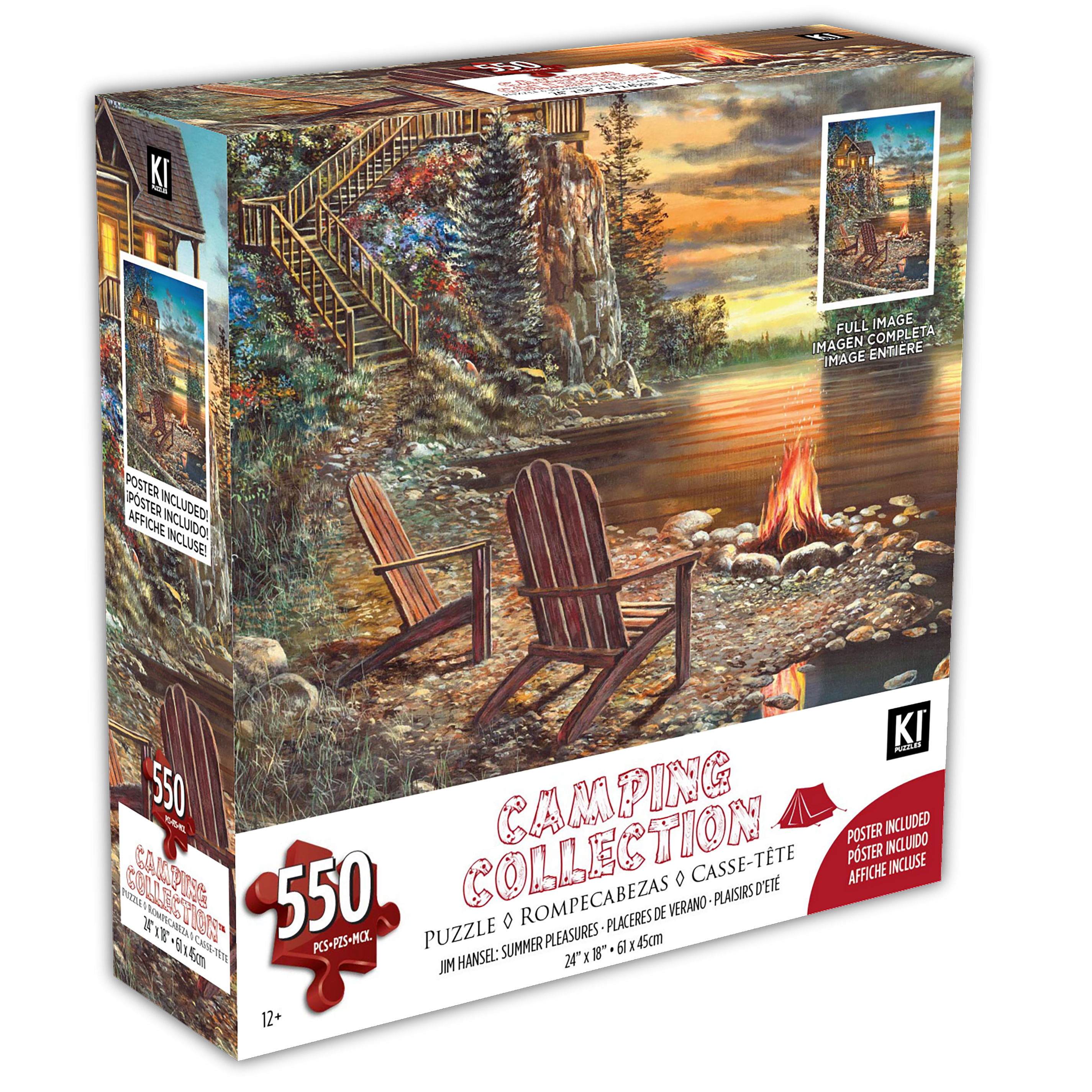 Camping Collection - Summer Pleasures, Jim Hansel (550pcs)