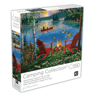 Camping Collection - Adirondack Chairs & Fire at Lake (550pcs)