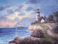 By The Sea - White Cliff Bay, Dennis Lewan (1000pcs)