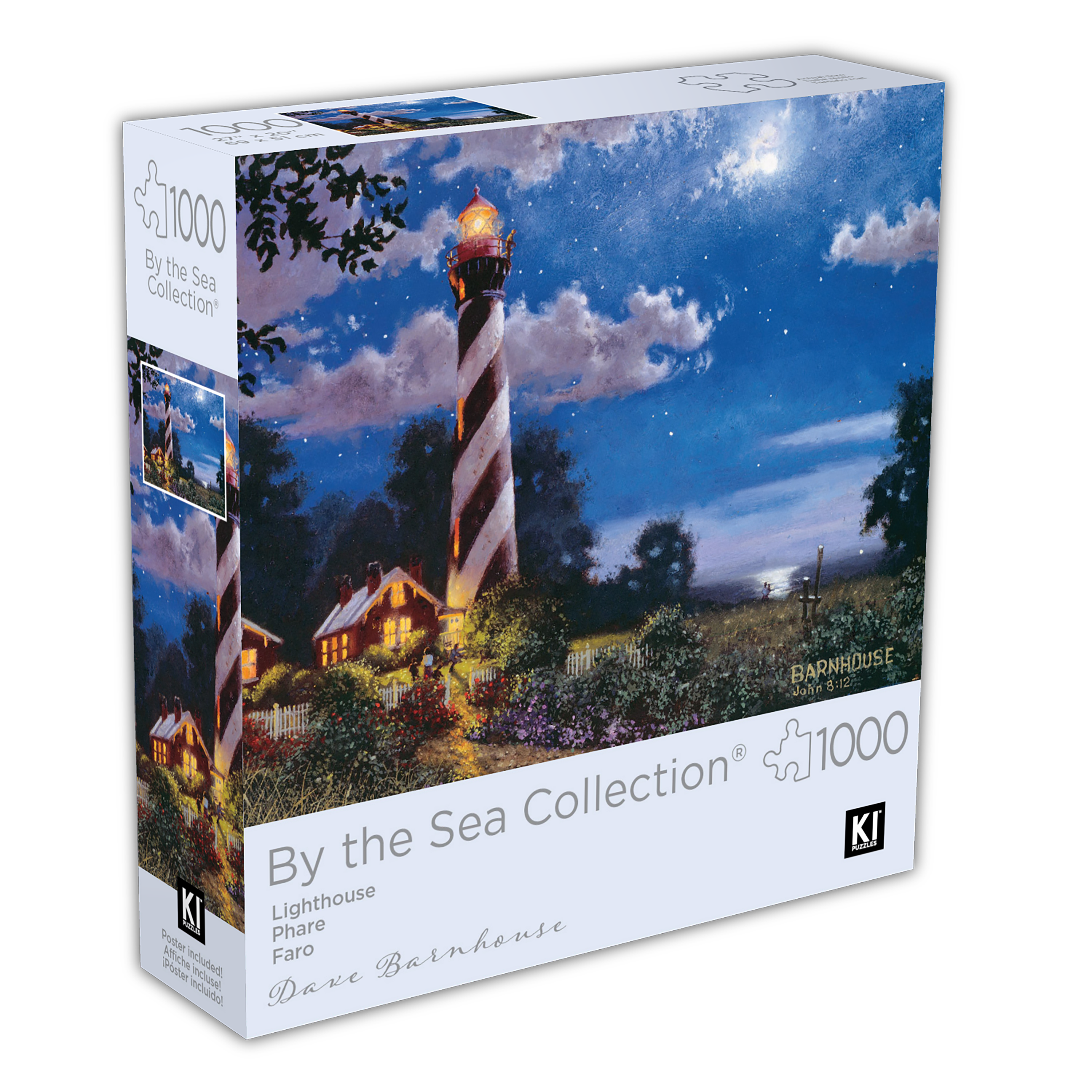 By The Sea - Lighthouse, Dave Barnhouse (1000pcs)