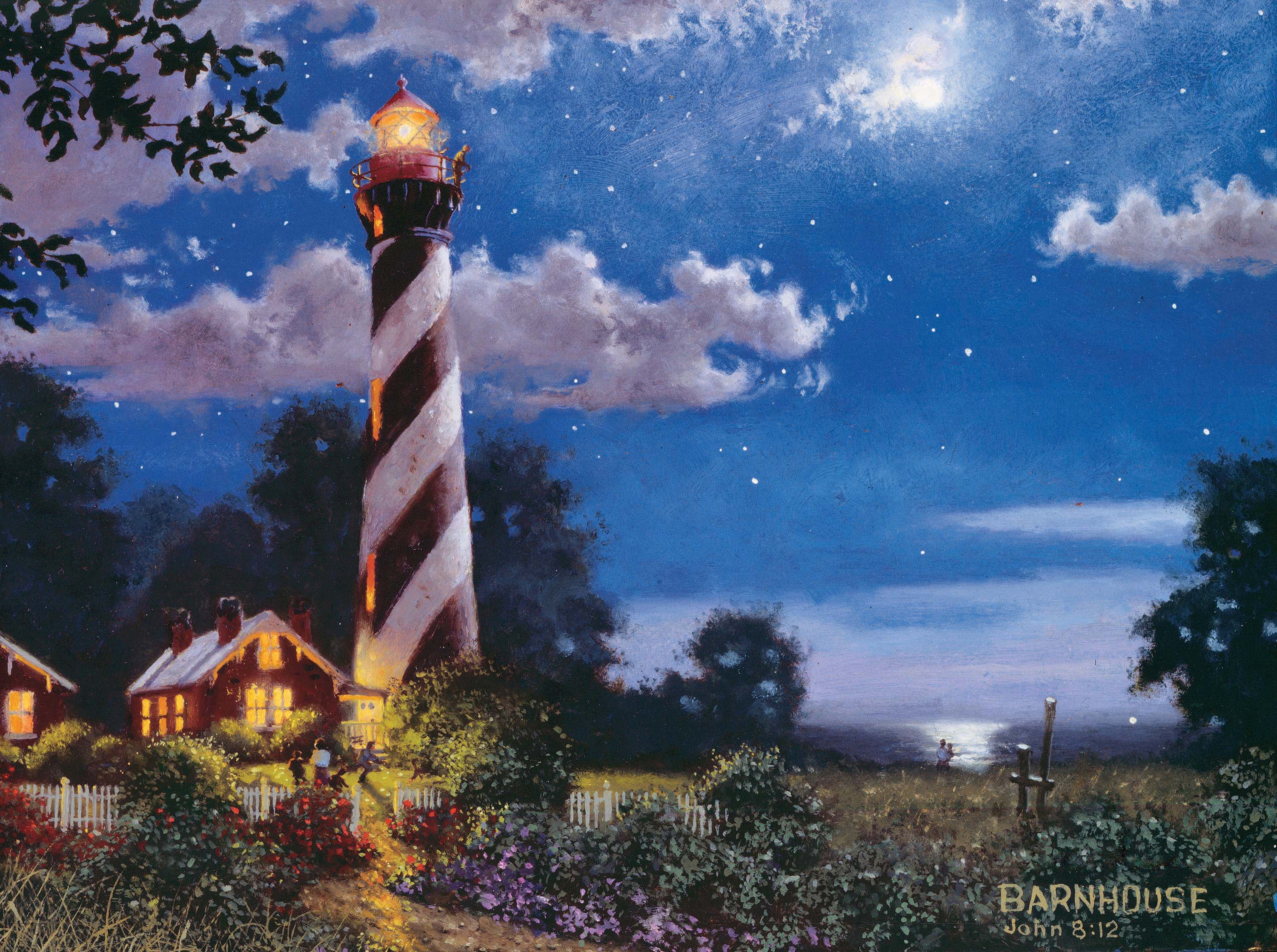 By The Sea - Lighthouse, Dave Barnhouse (1000pcs)