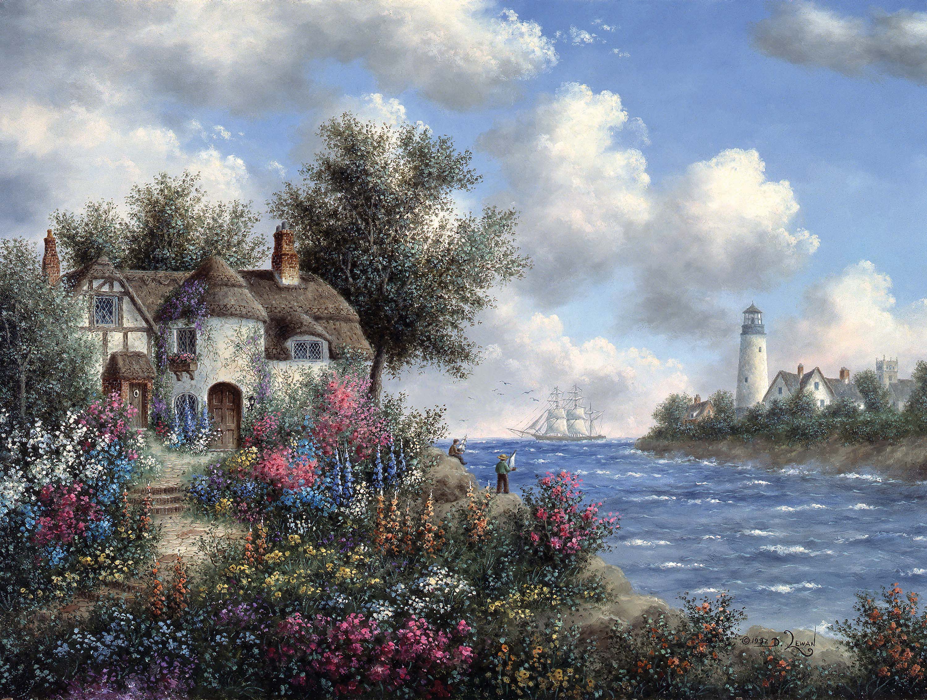 Seaside Collection - Seacliff Cottage, Dennis Lewan (550pcs)