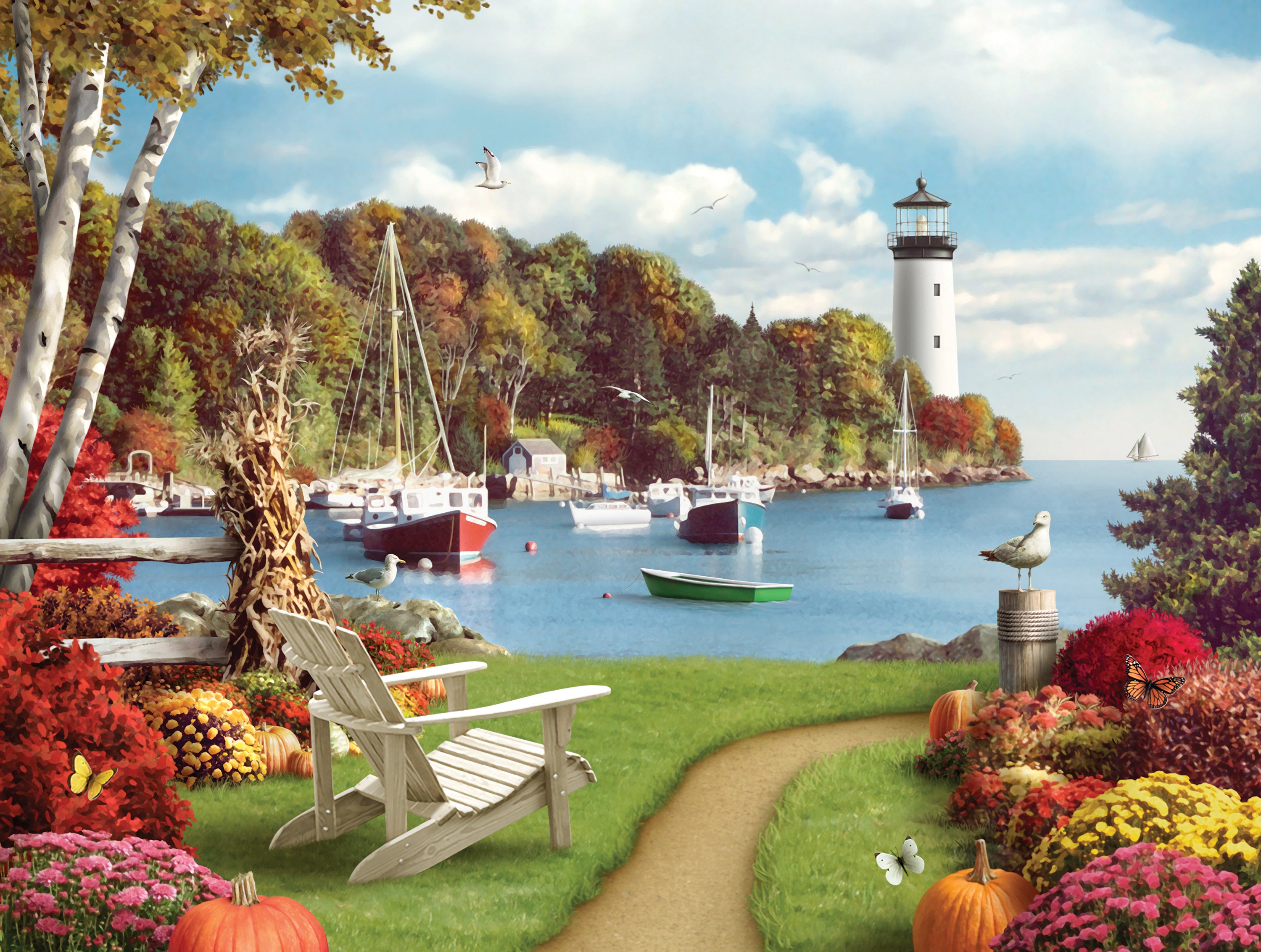 Un automne après-midi II, Alan Giana (300pcs)