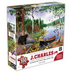 Black Bear & Cabin, J. Charles (550pcs)