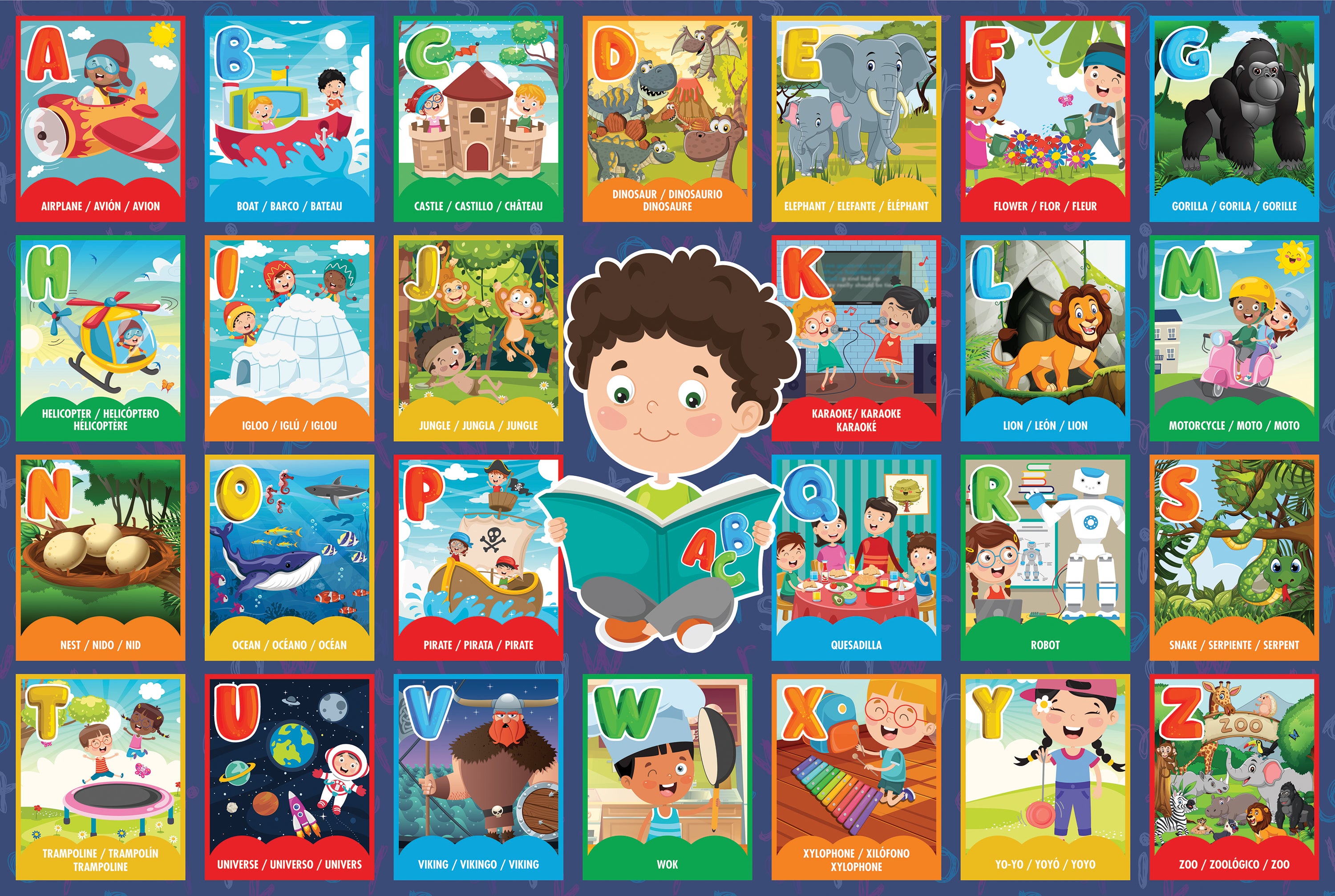 Loyons - ABC (éducatif) (48pcs Puzzle)