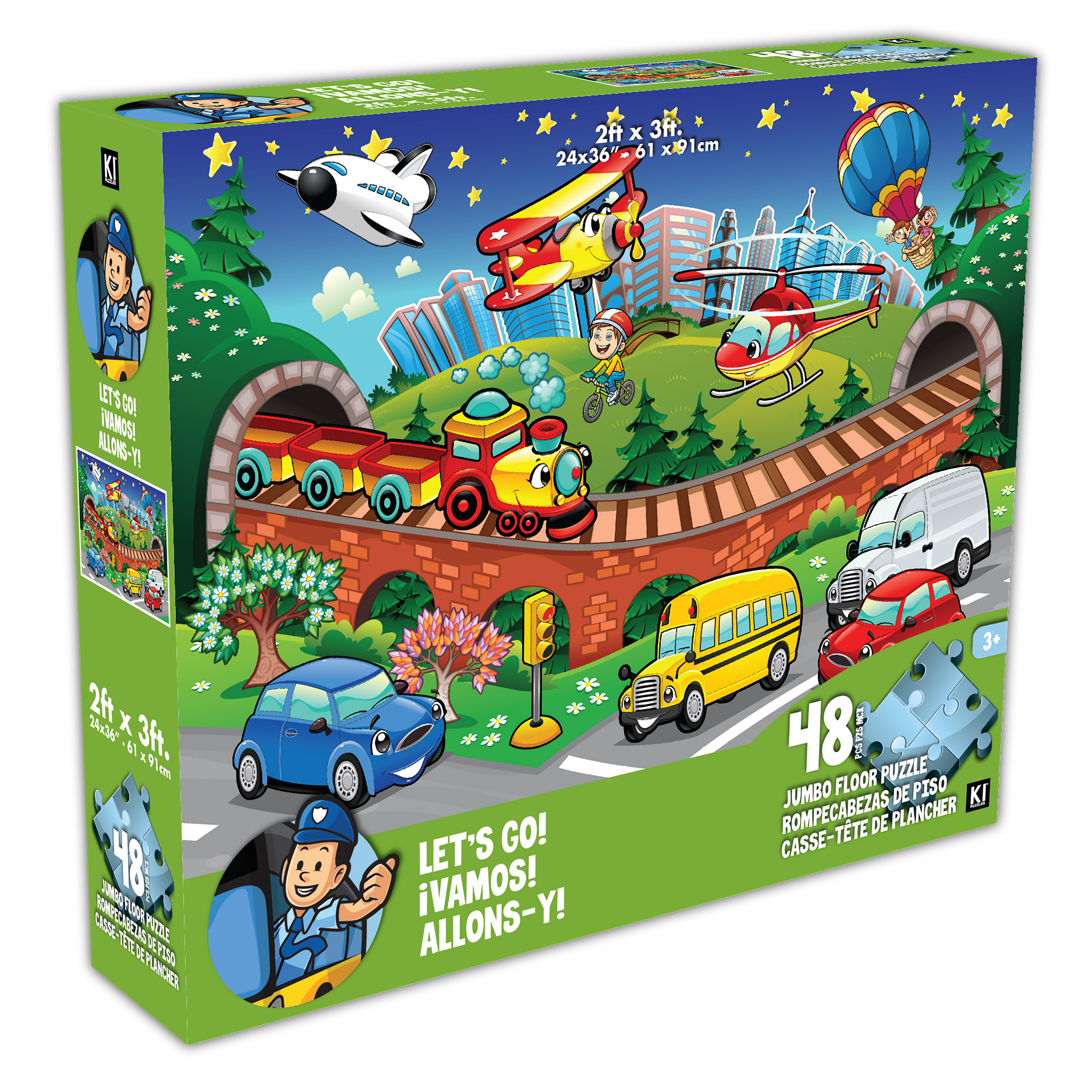 Éducation - Let's Go (Puzzle de sol 48pcs)