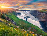 Postcard Collection - Gullfoss Waterfall, Iceland (550pcs)