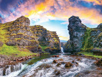 Collection de cartes postales - Kolugljufur Canyon, Islande (550pcs)