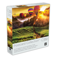 Collection de cartes postales - Balonnages à air chaud sur les champs de fraises (550pcs)