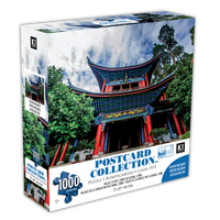 Collection de cartes postales - Palais de la famille de Mu à Lijiang, Chine (1000pcs)