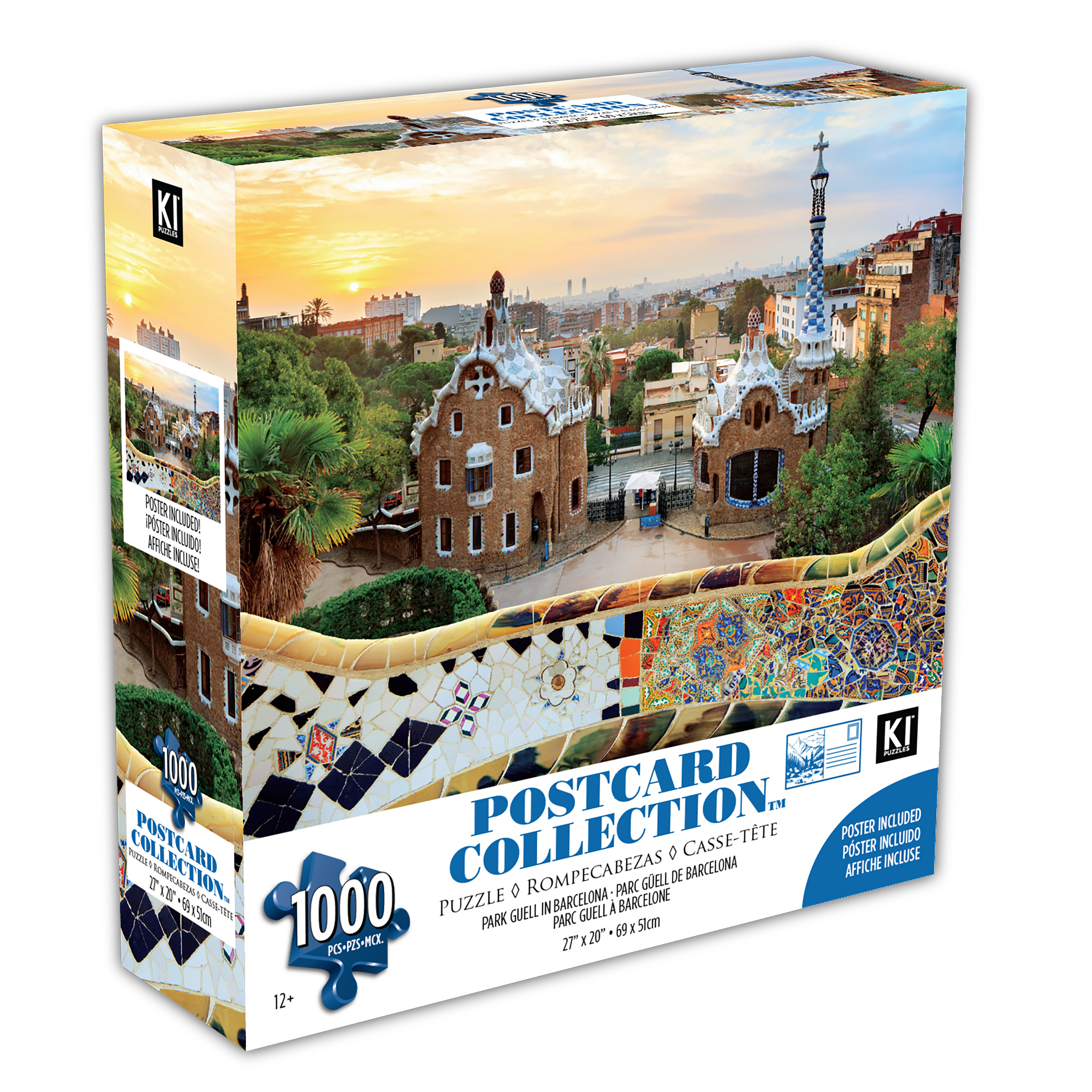 Postcard Collection - Park Guell in Barcelona (1000pcs)