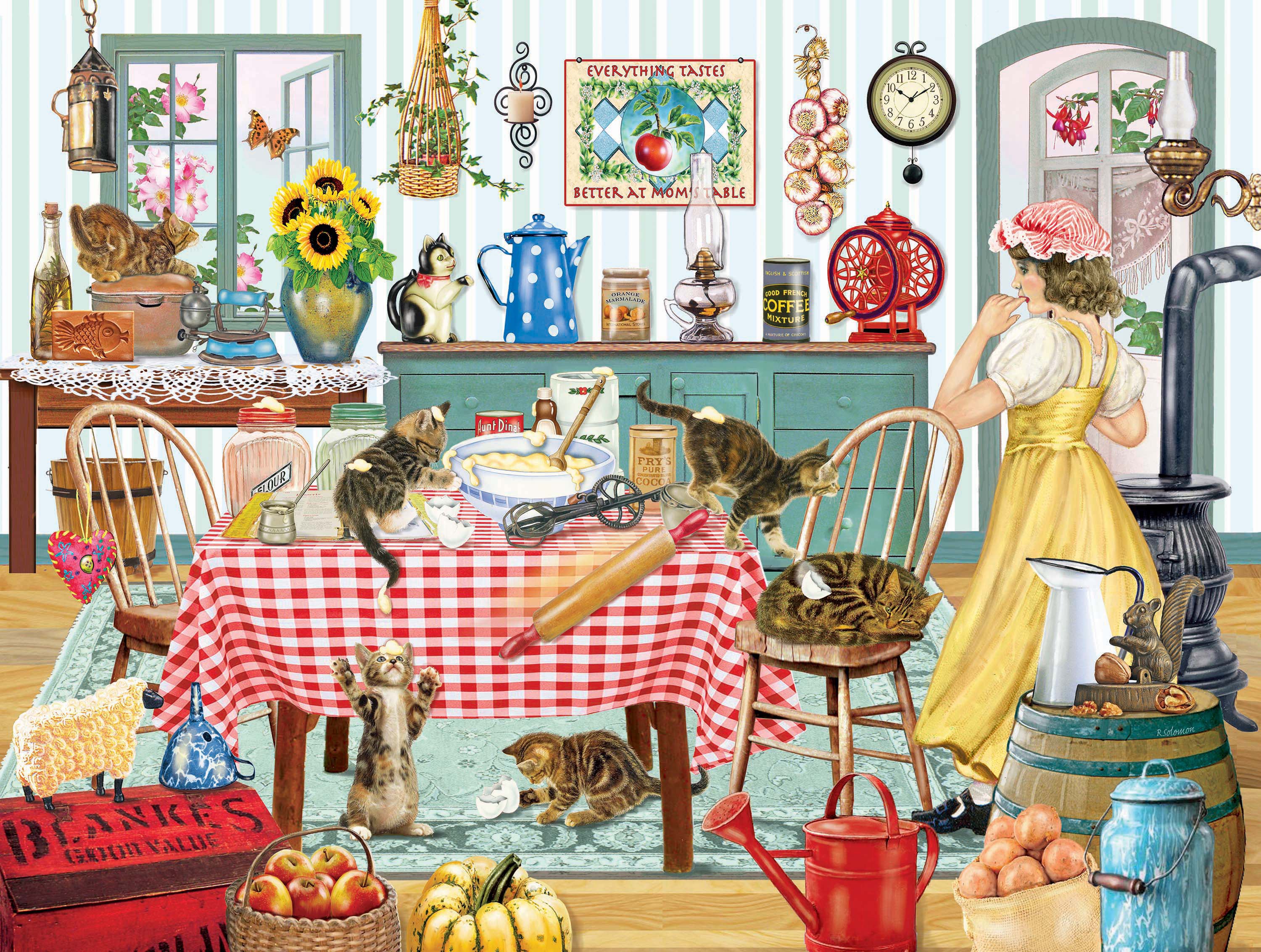 Kittens In The Kitchen, Rosiland Solomon (550pcs)