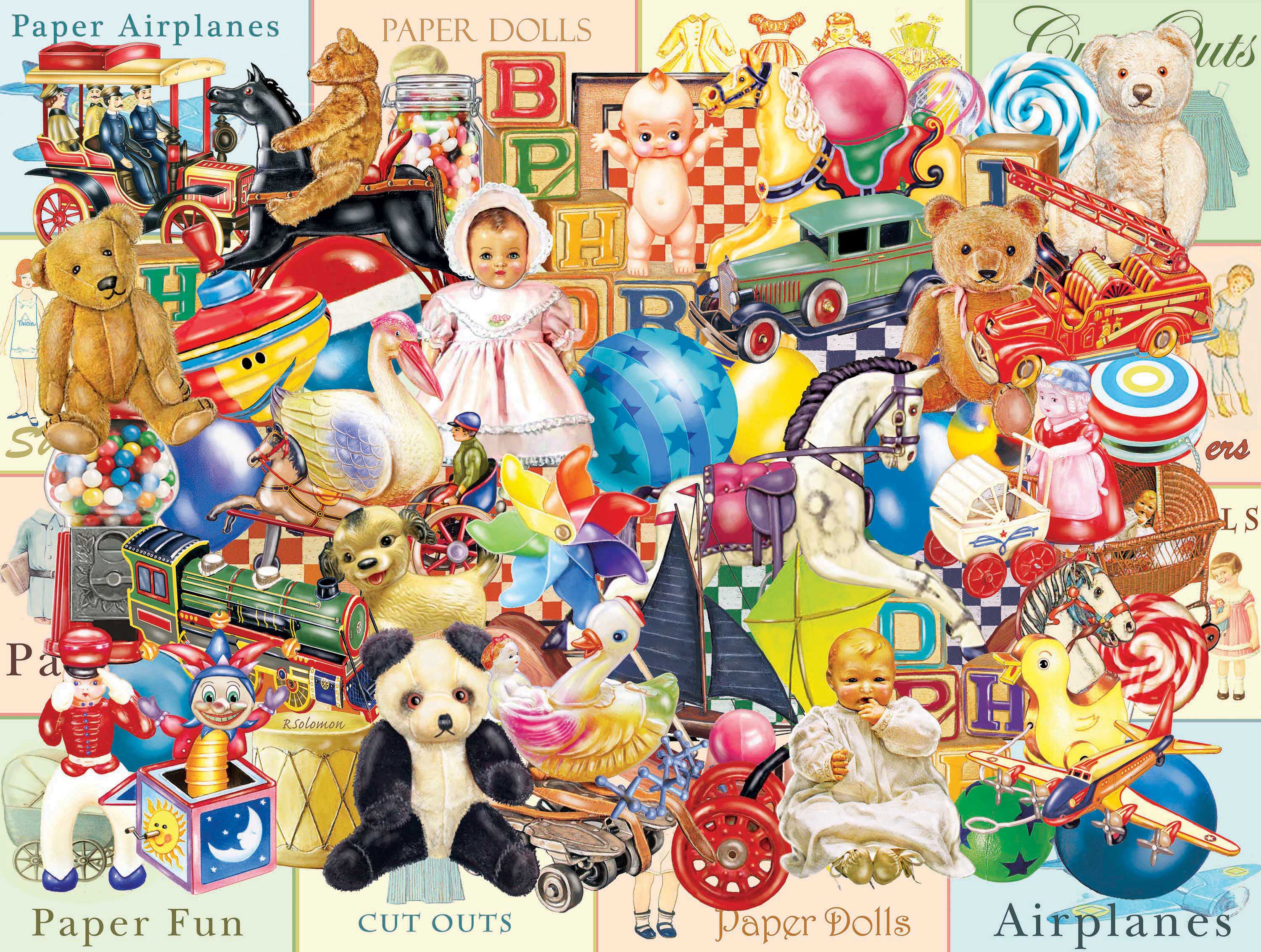 PFG Childhood Memories, Rosiland Solomon (550pcs) (UsageUsed – PUZZLES FOR GOOD)