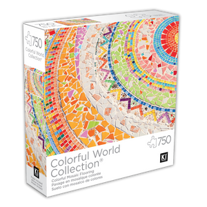 PFG Colorful World - Colorful Mosaic Flooring (750pcs) (Usage/Used - PUZZLES FOR GOOD)