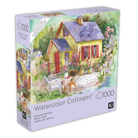 Cottages à aquarelle - rêve d'été (1000pcs)