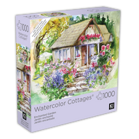 Cottages à aquarelle - Jardin enchanté (1000pcs)