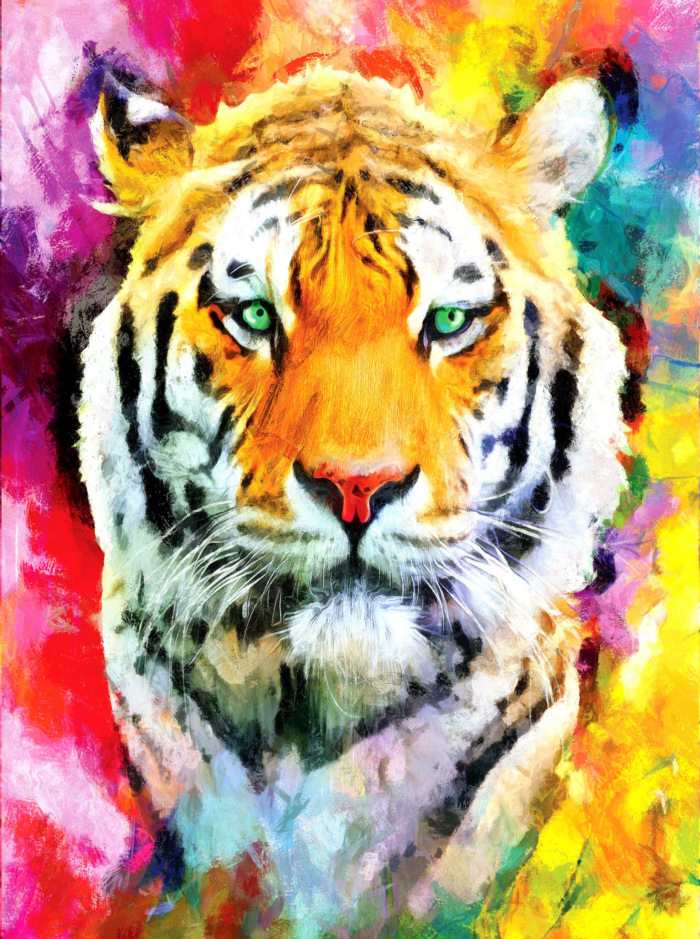 Vibrant Safari - Tiger (1000pcs)