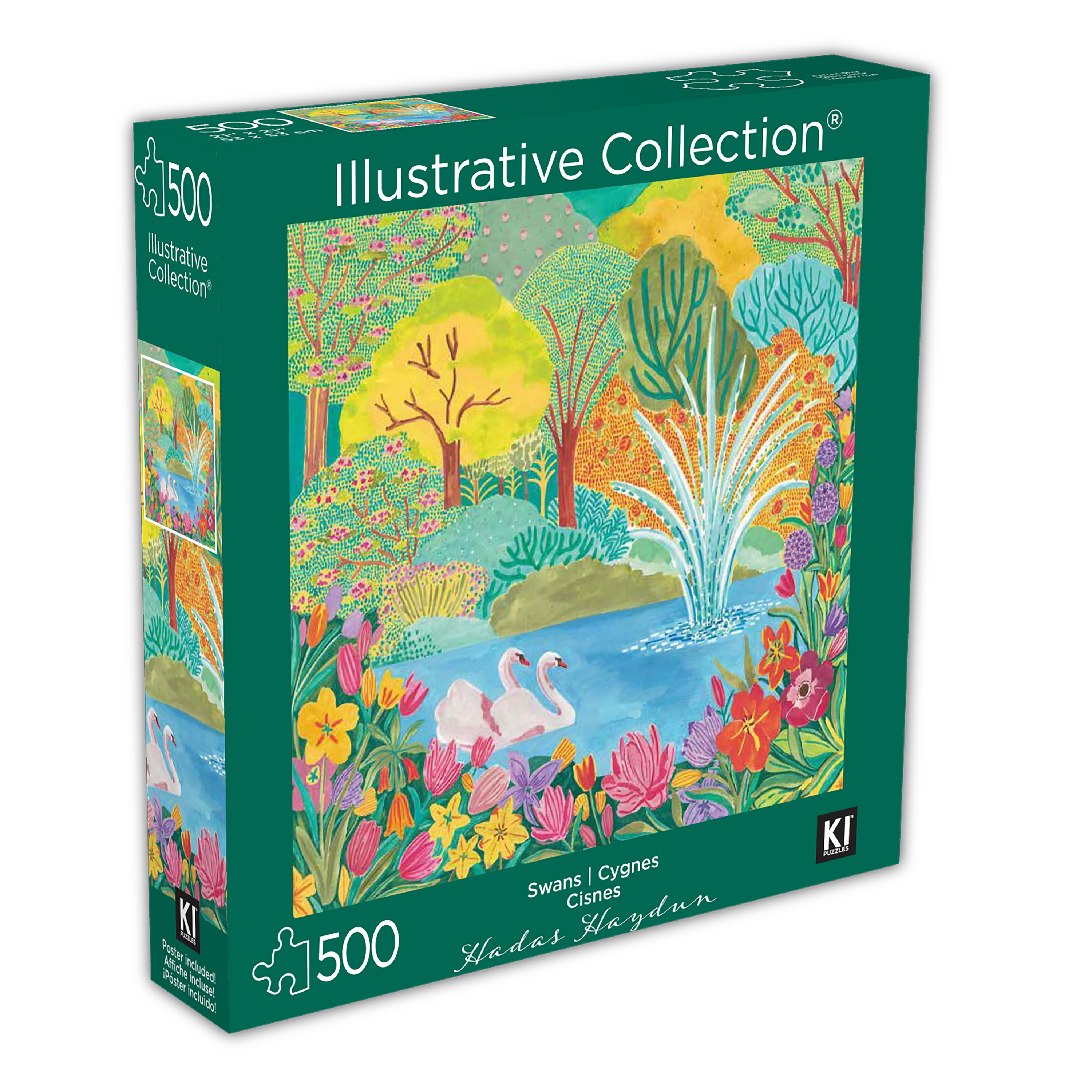 Buy Illustrative Collection swans 500pcs Puzzle Jigsaw Jungle buy-illustrative-collection-swans-500pcs-puzzle-jigsaw-jungle