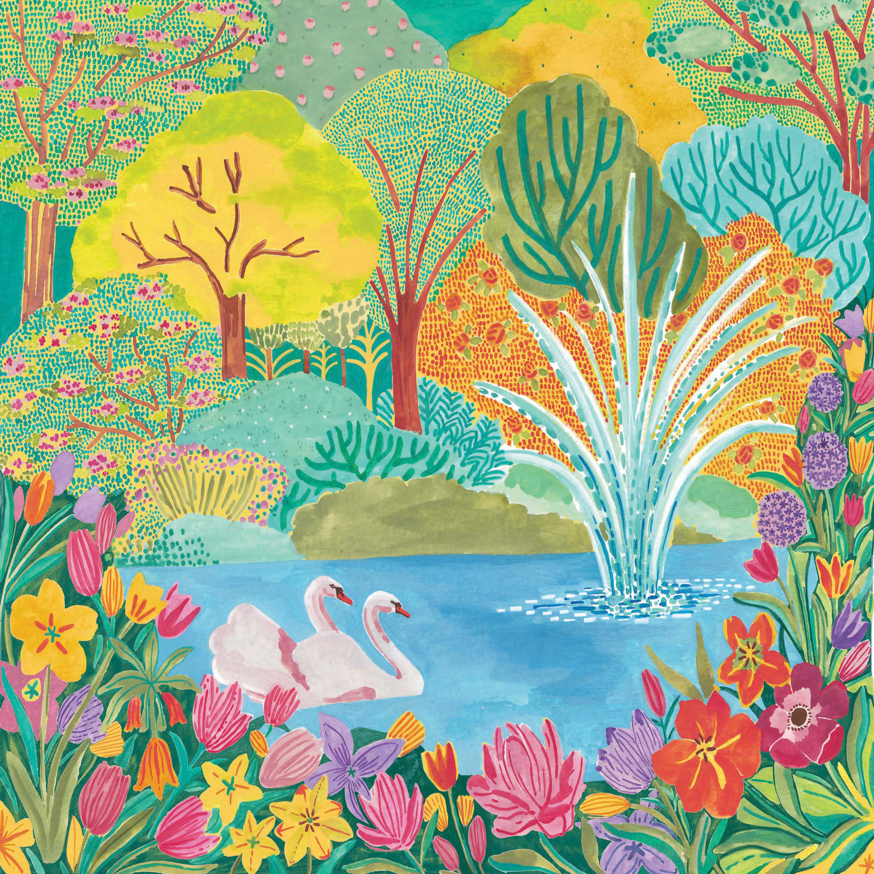 Illustrative Collection -Swans (500pcs)