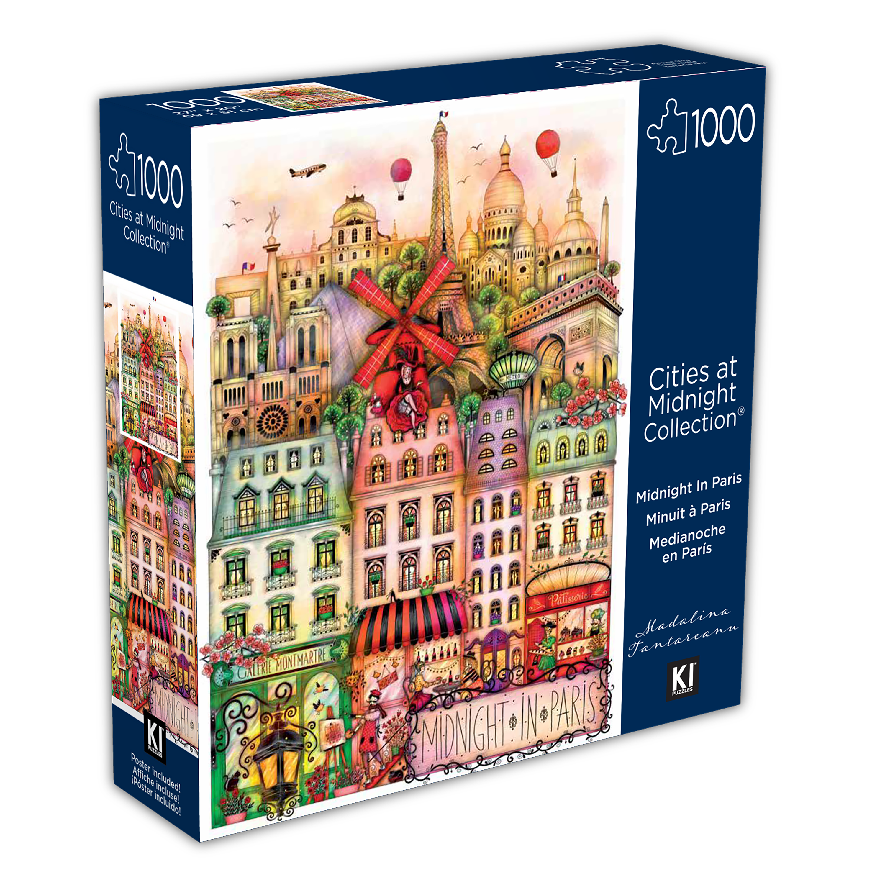Cities à minuit - Paris, Madalina Tantareanu (1000pcs)