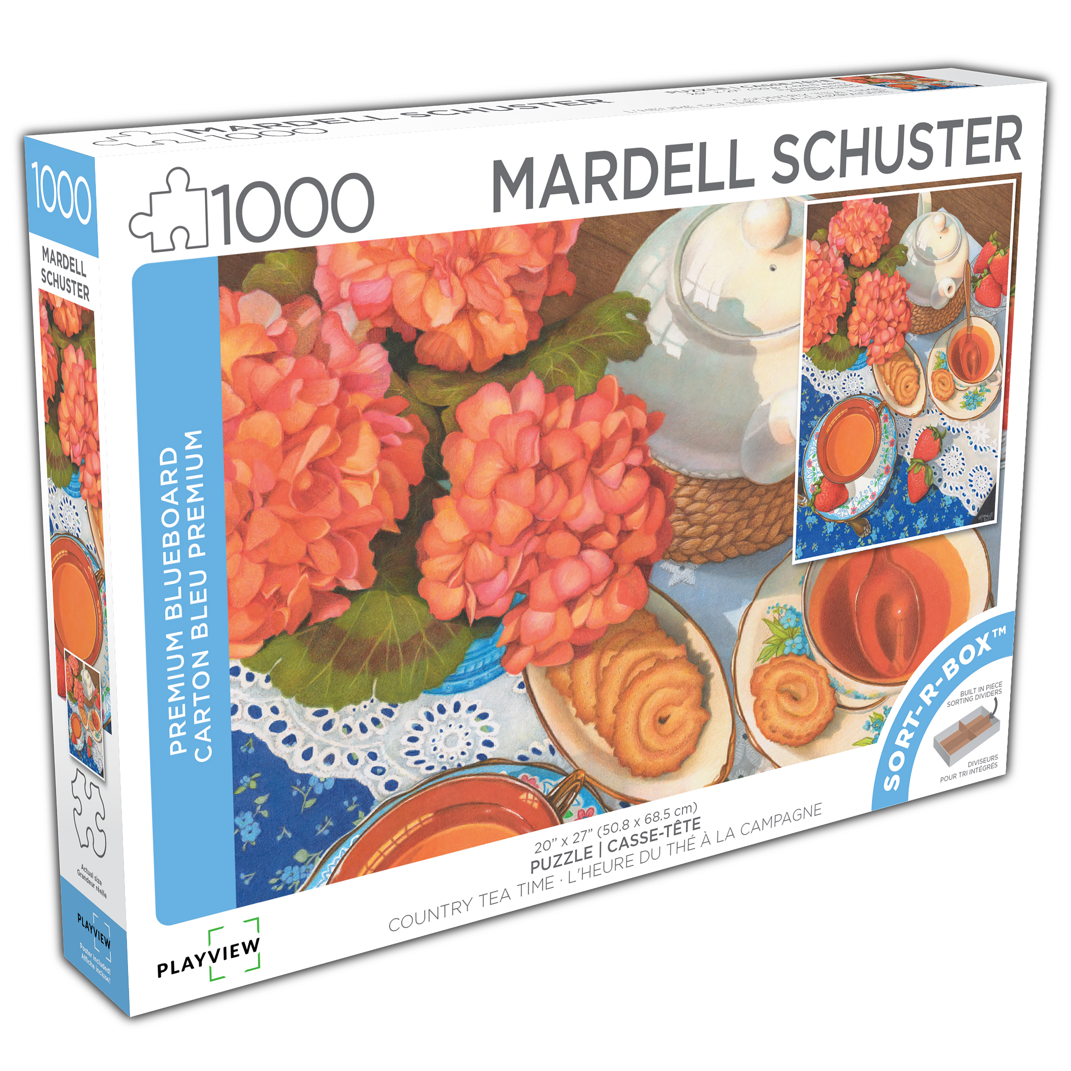 Country Tea Time, Mardell Schuster (1000pcs)