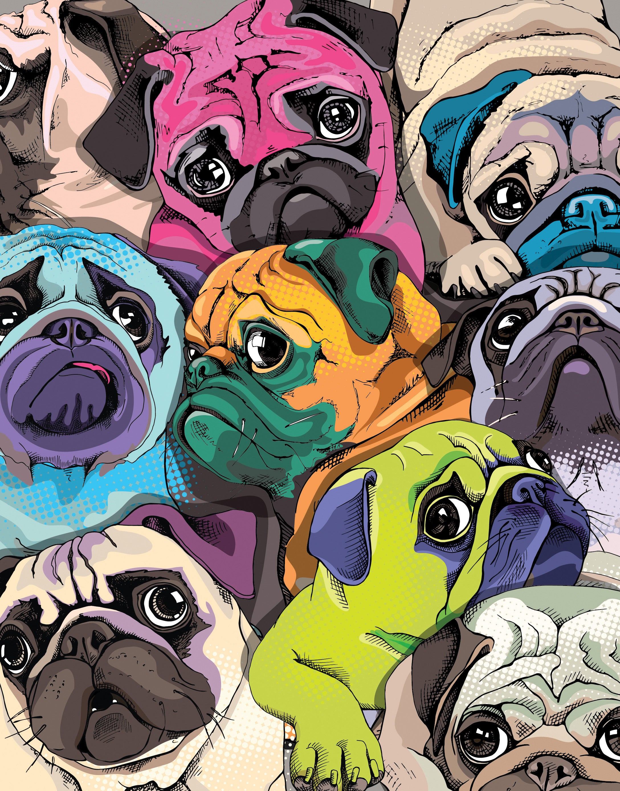 10-minute Break - Neon Dogs (100pcs)