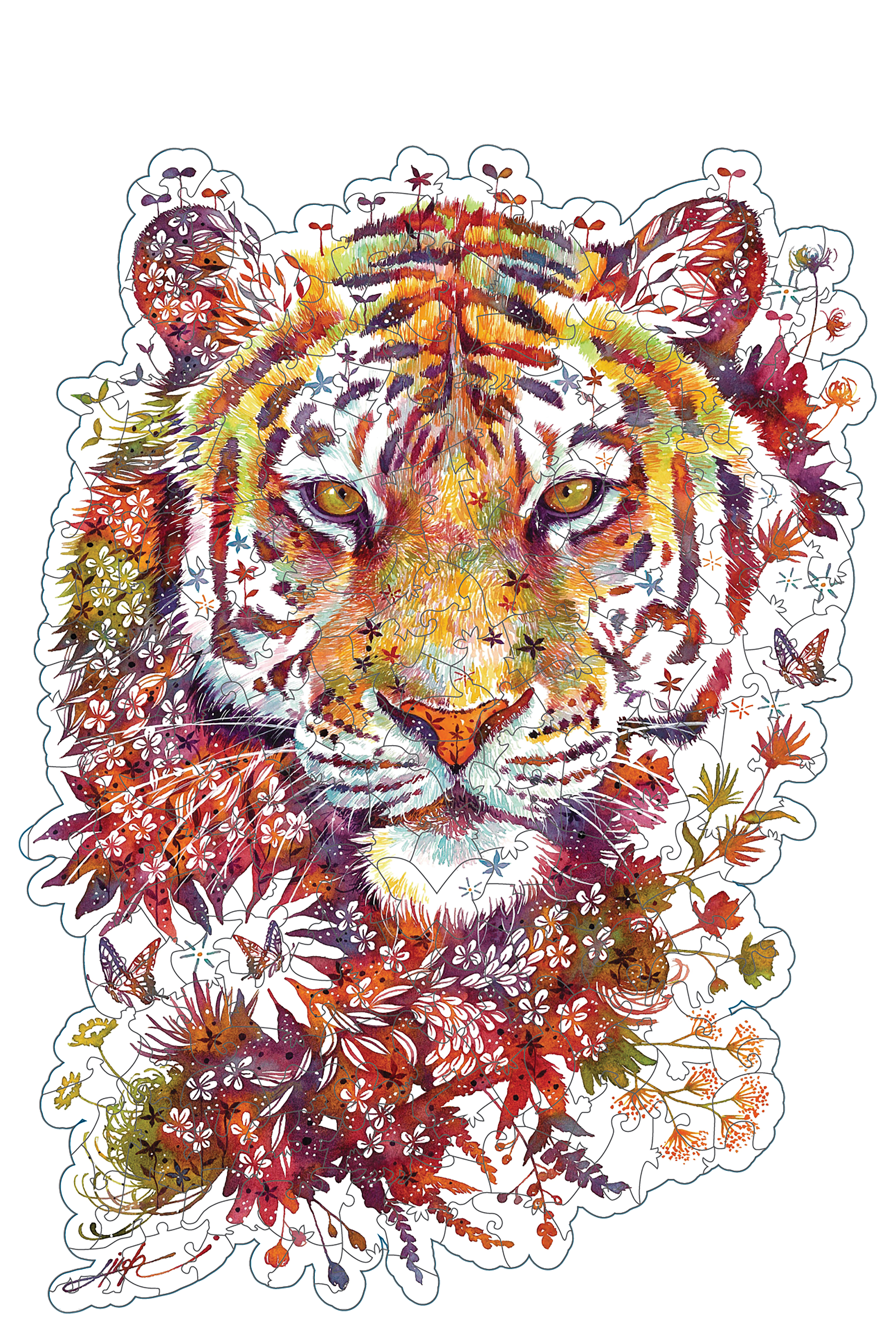 Tiger, Hiroki Takeda (150pcs) (Wooden)