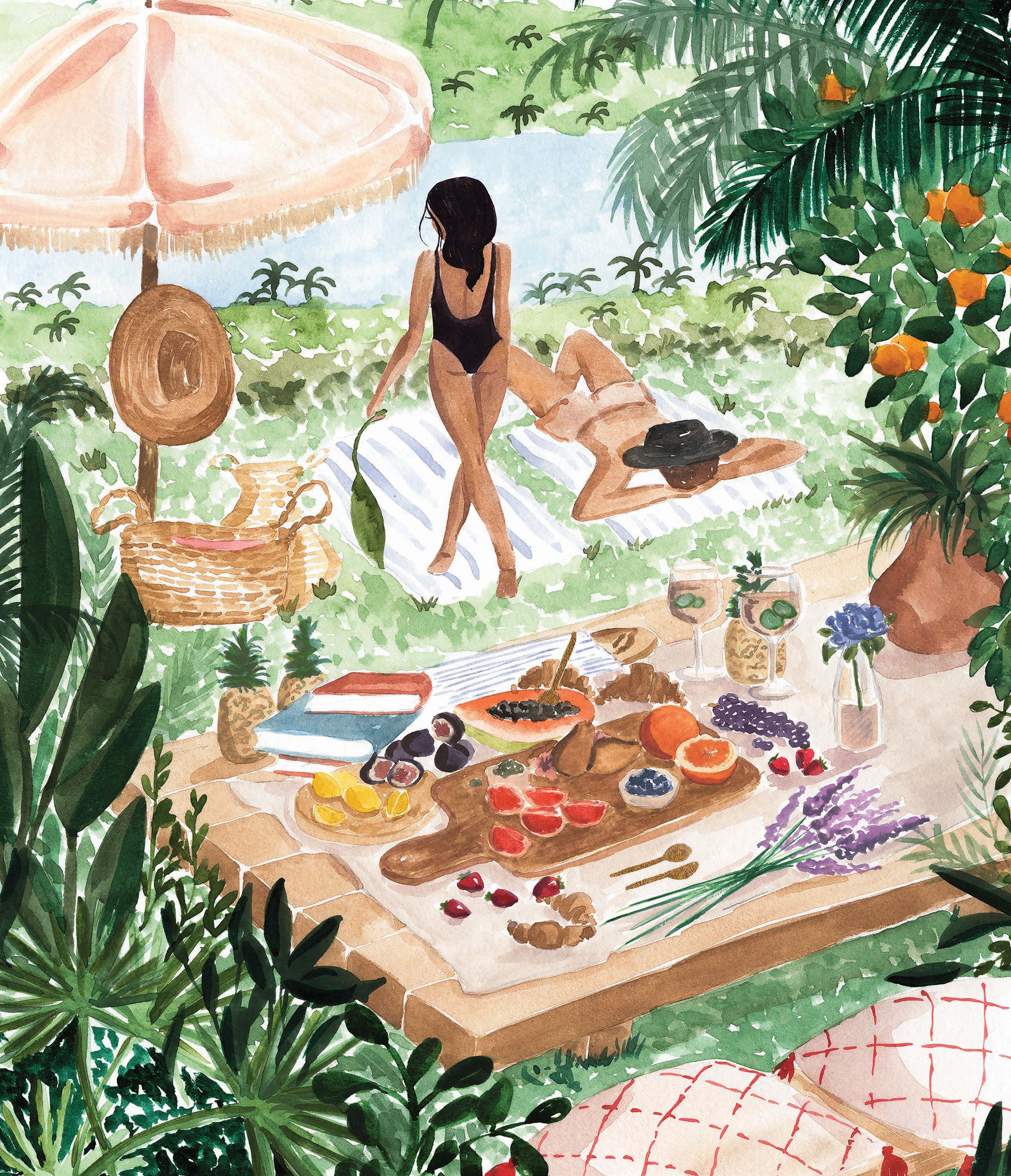 Girls Night In - Picnic (Puzzle Party Kit) (500pcs)