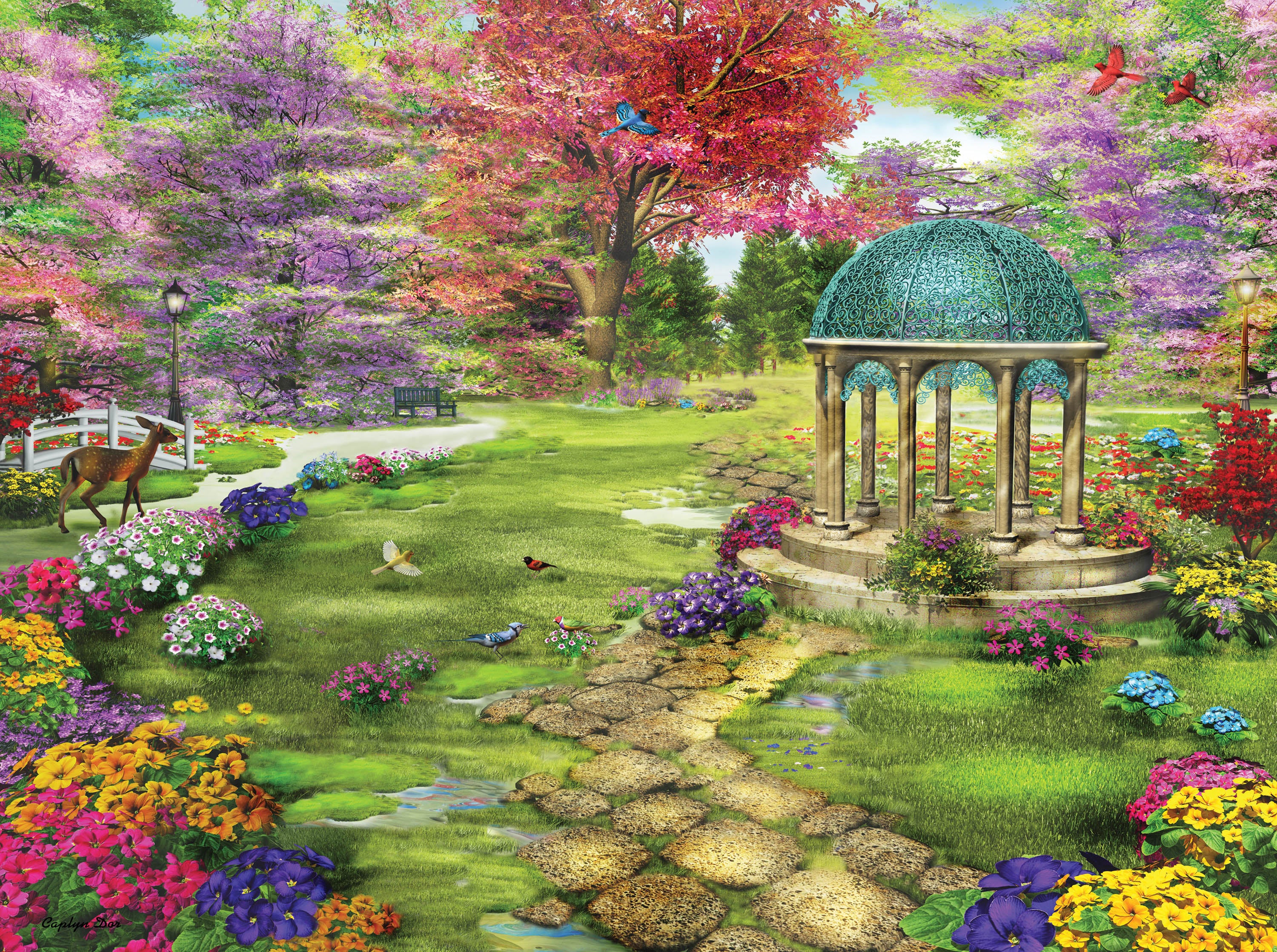 Land of Contemplation, Caplyn Dor (Puzzle & Tray Kit) (750pcs)
