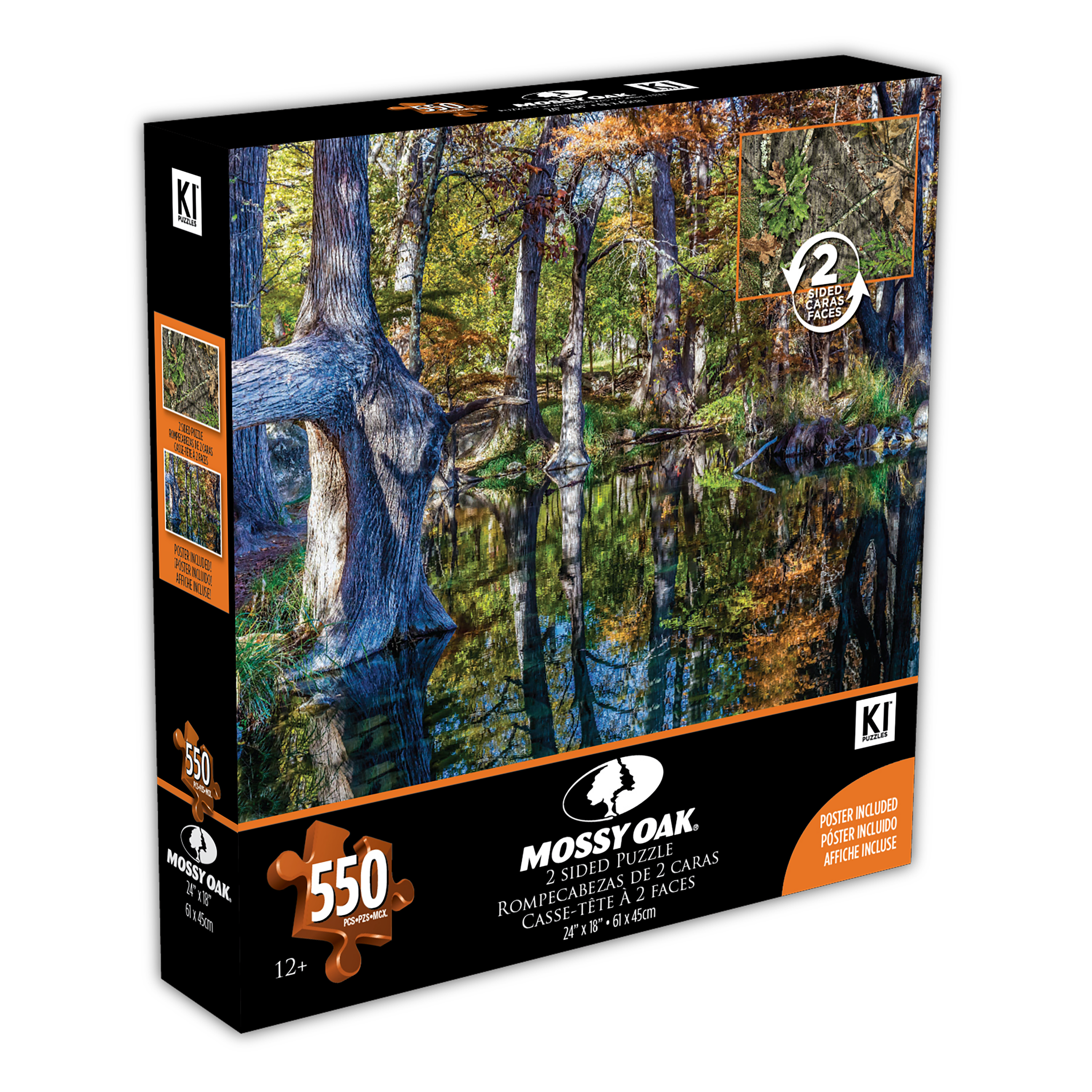 Mossy Oak (2-sided) - Frio River, Texas (550pcs)