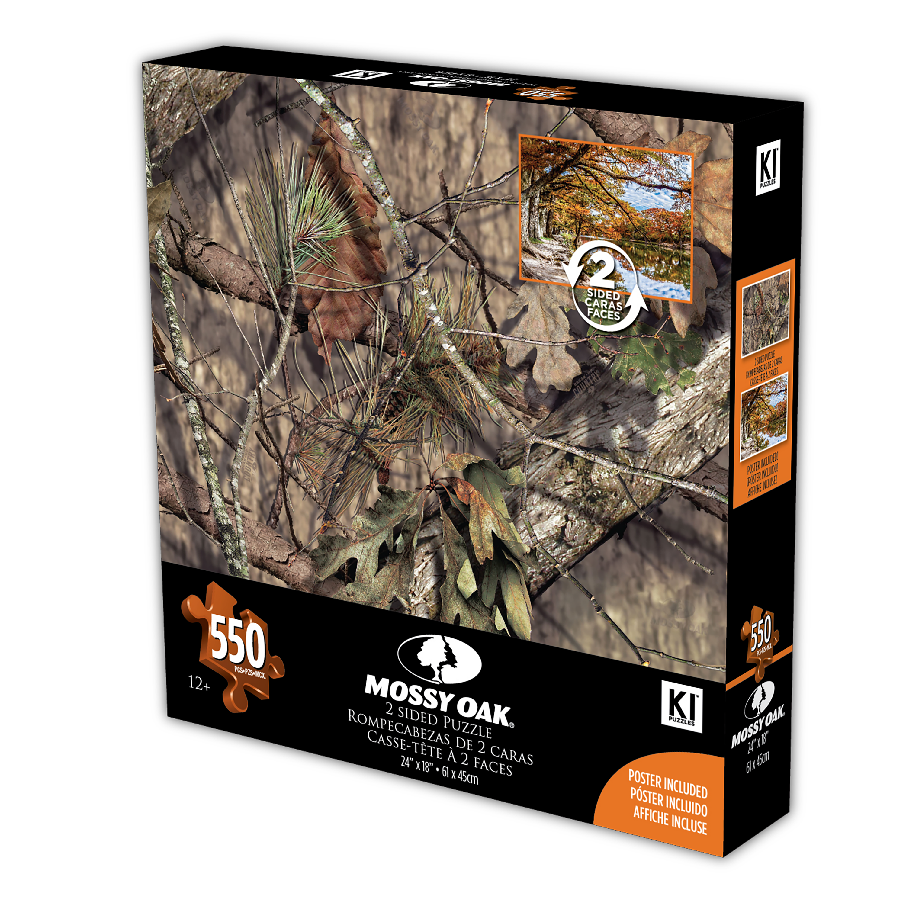 Mossy Oak (2-sided) - Fall Foliage (550pcs)