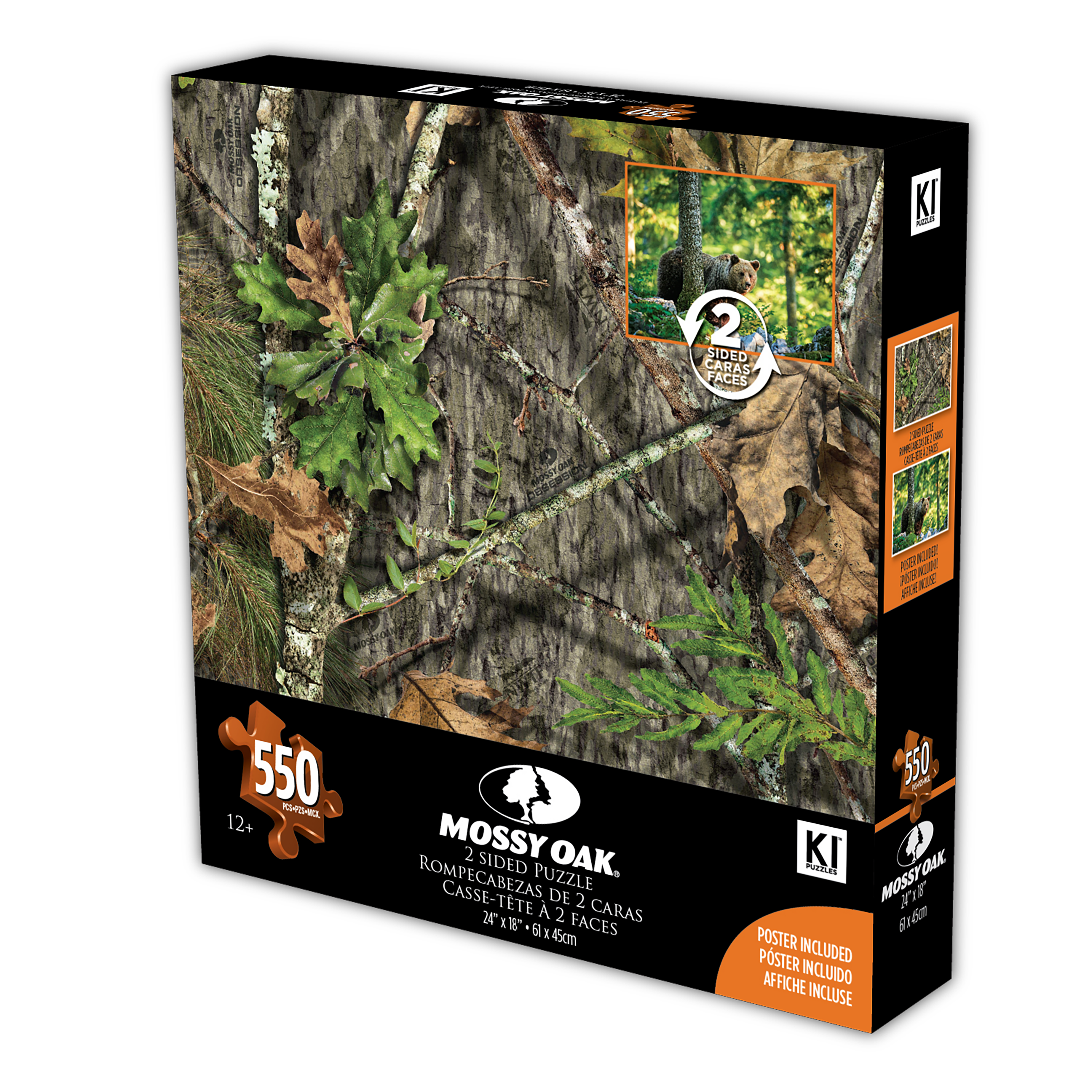 Mossy Oak (2-sided) - Brown Bear (550pcs)