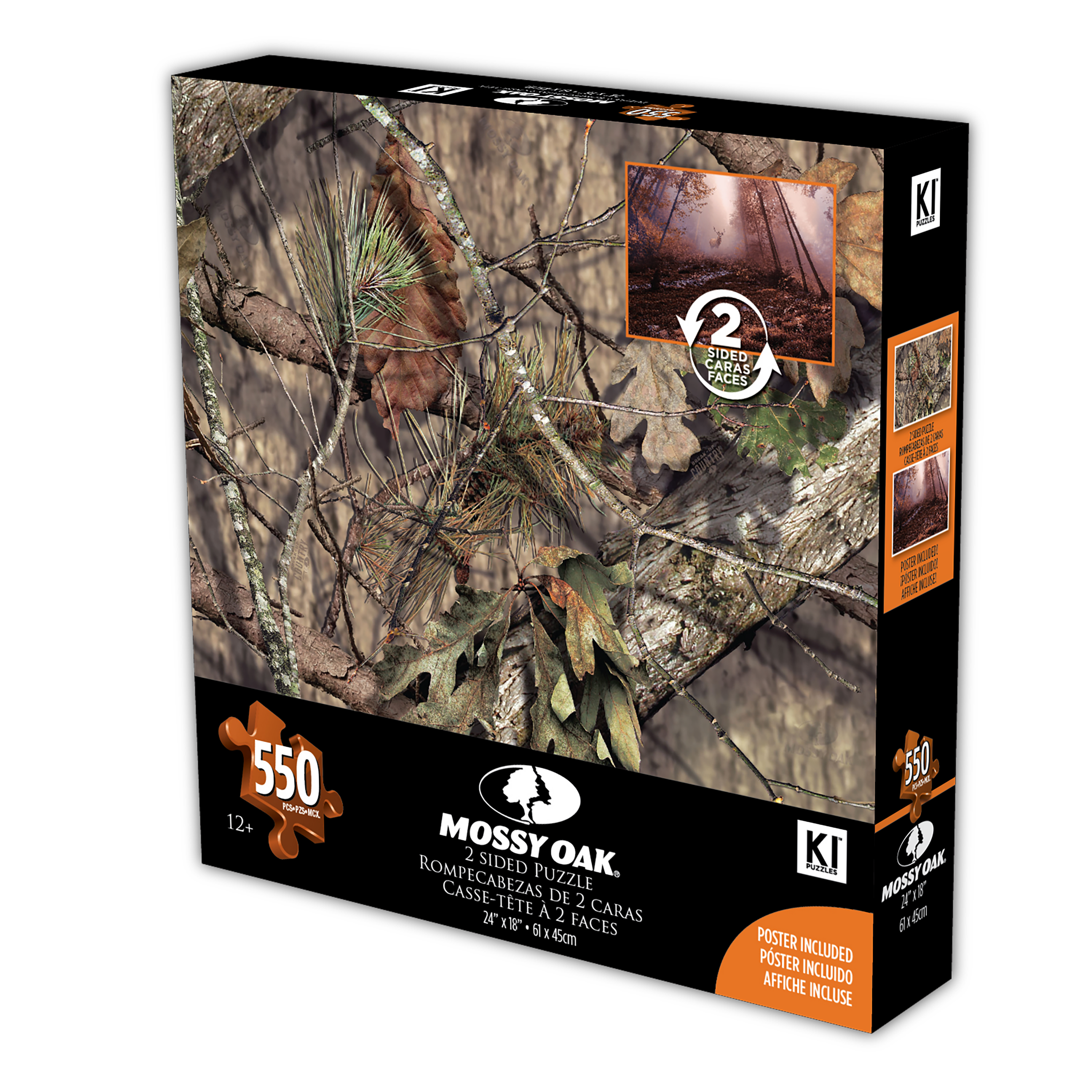 Mossy Oak (2-sided) - Red Deer Stag (550pcs)