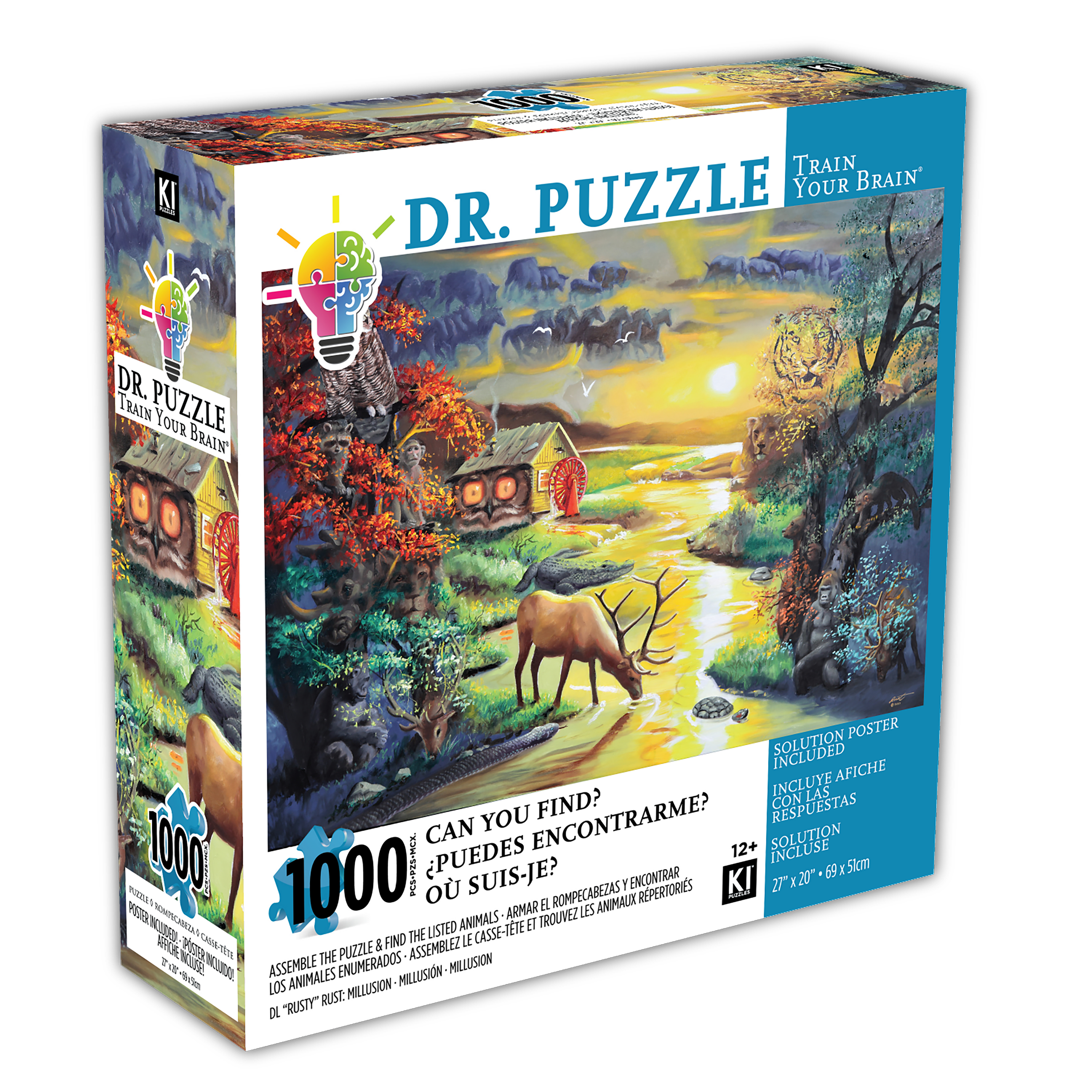 Dr Puzzle - Millusion, D.L. "Rusty" Rust (1000pcs)