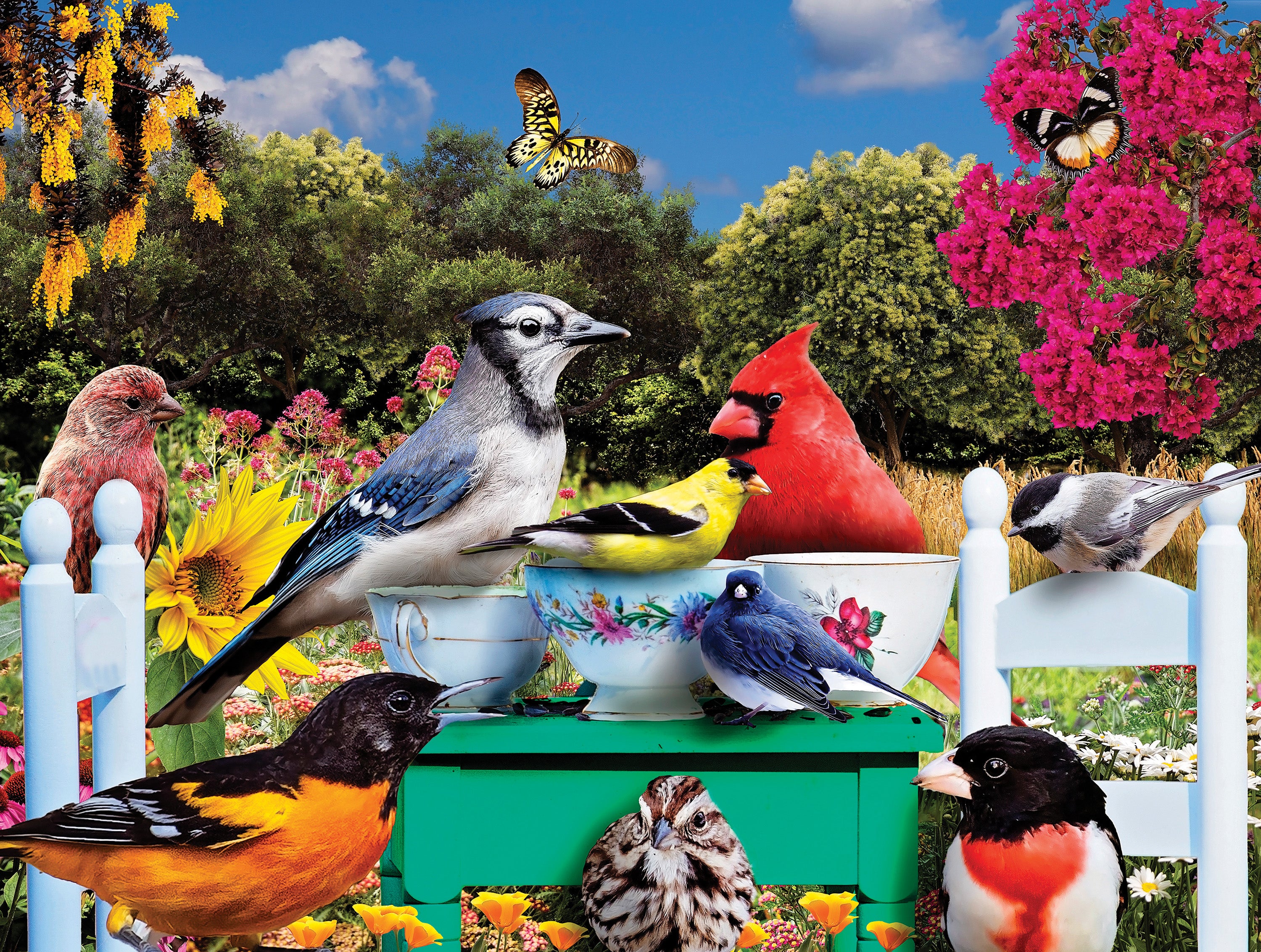 Birds Tea Party, Karen Burke (300pcs)