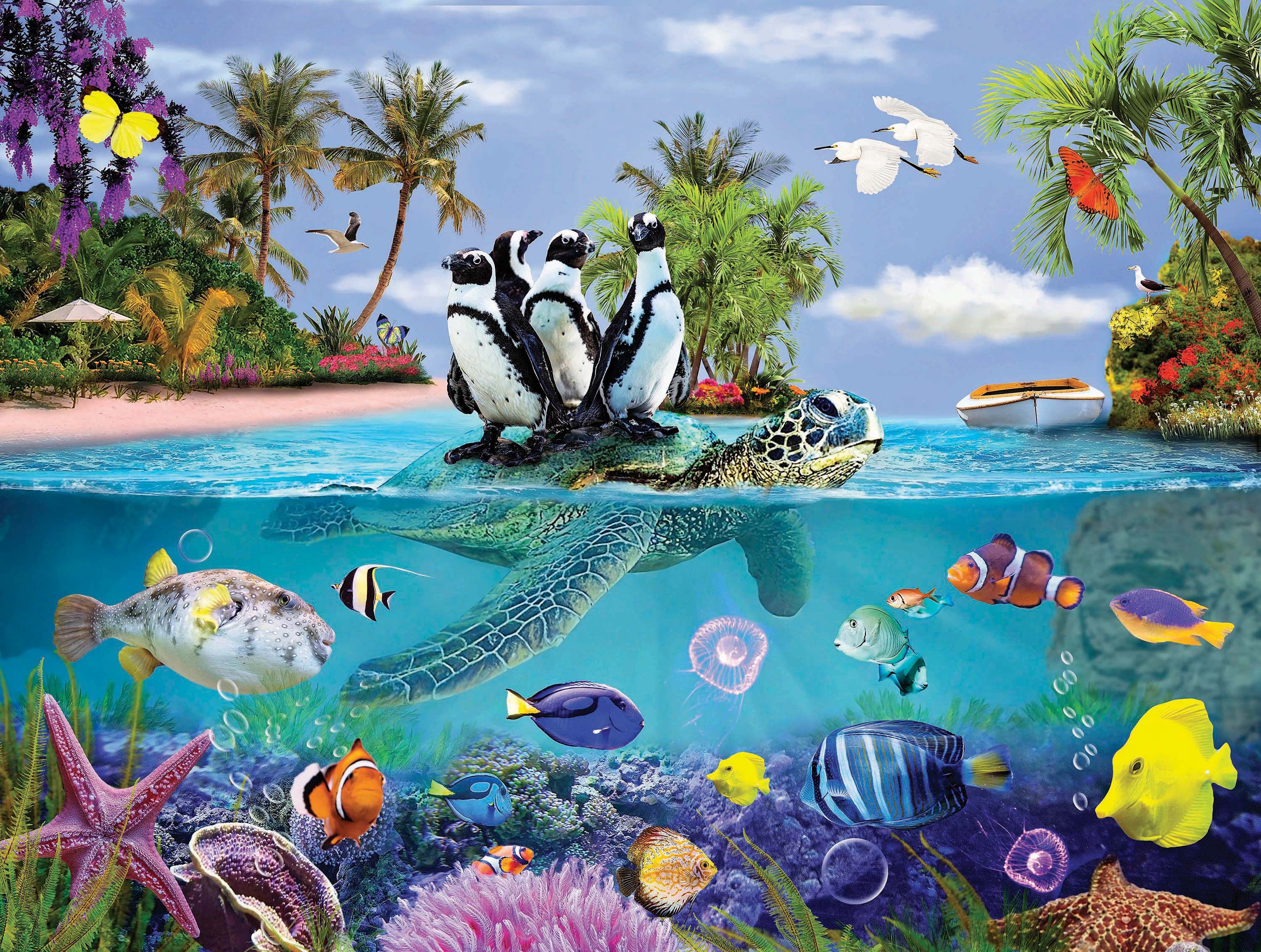 Penguin Under The Sea, Karen Burke (300pcs)