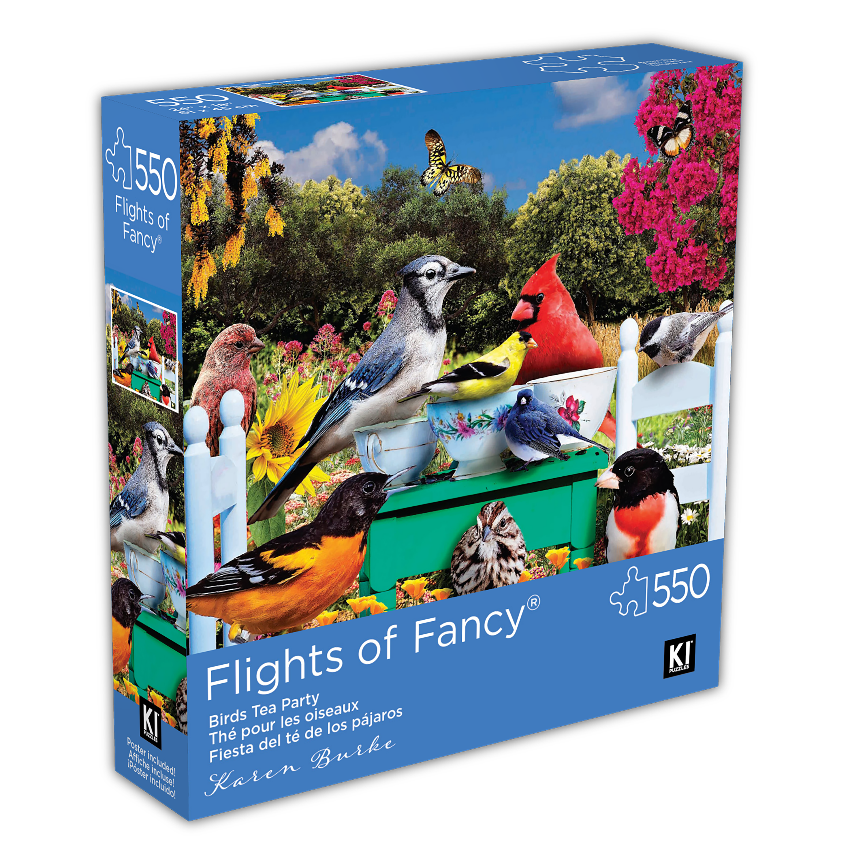 Flight of Fancy - Birds Tea Party (550pcs)